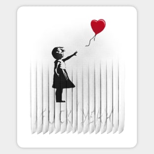 Banksy-ed Magnet